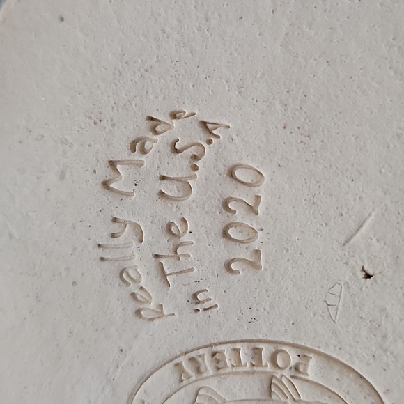 Chatham Pottery Painted Floral Ornament - Picture 5 of 5